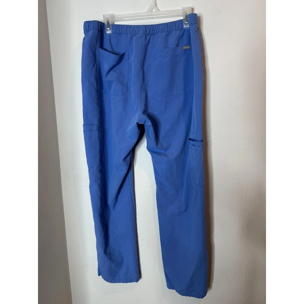 Figs Scrub Pants Mens Large Blue Technical Collection TM3001 Cargo Pockets‎